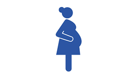 Pregnant person graphic